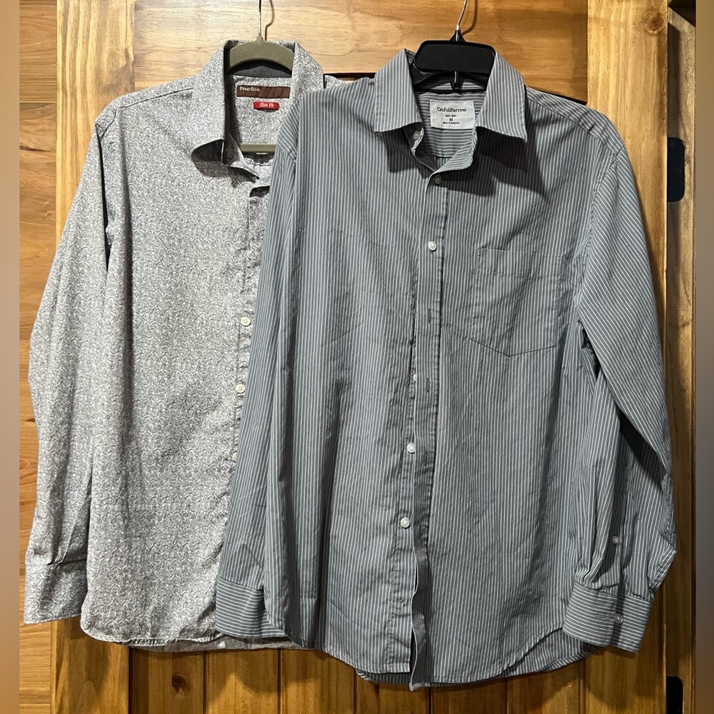 🎈2 for the price of 1! Men’s Perry Ellis and Croft&Barrow Dress Shirts